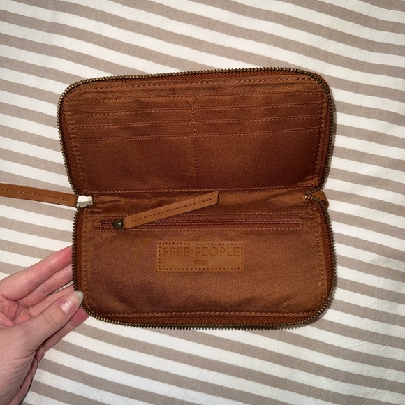 Free People Brown Wristlet Clutch - Picture 2 of 2
